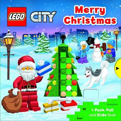 LEGO MERRY CHRISTMAS A PUSH PULL & SLIDE BOOK